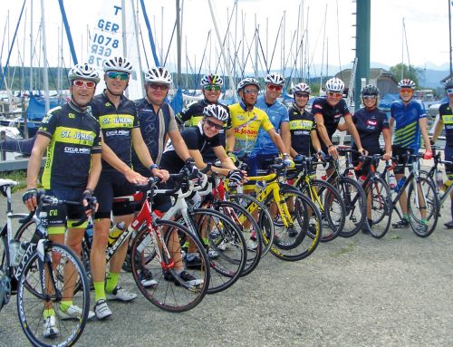 Gemeinsam mit dem Rennrad rund um den Chiemsee